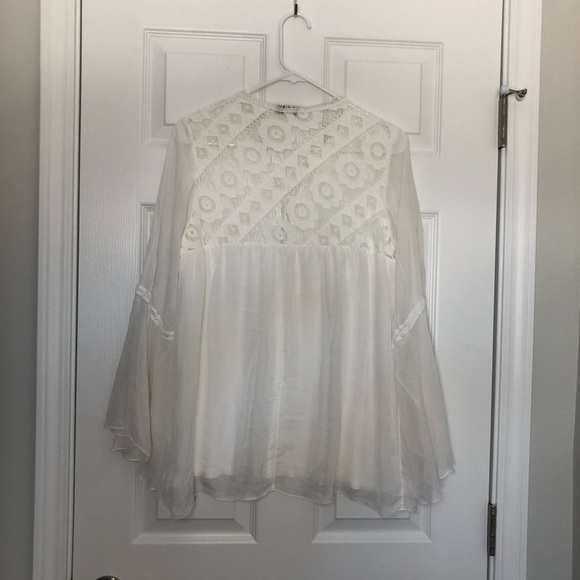 Bellambra Made Italy 100% Silk Eyelet Blouse Small - Picture 9 of 11